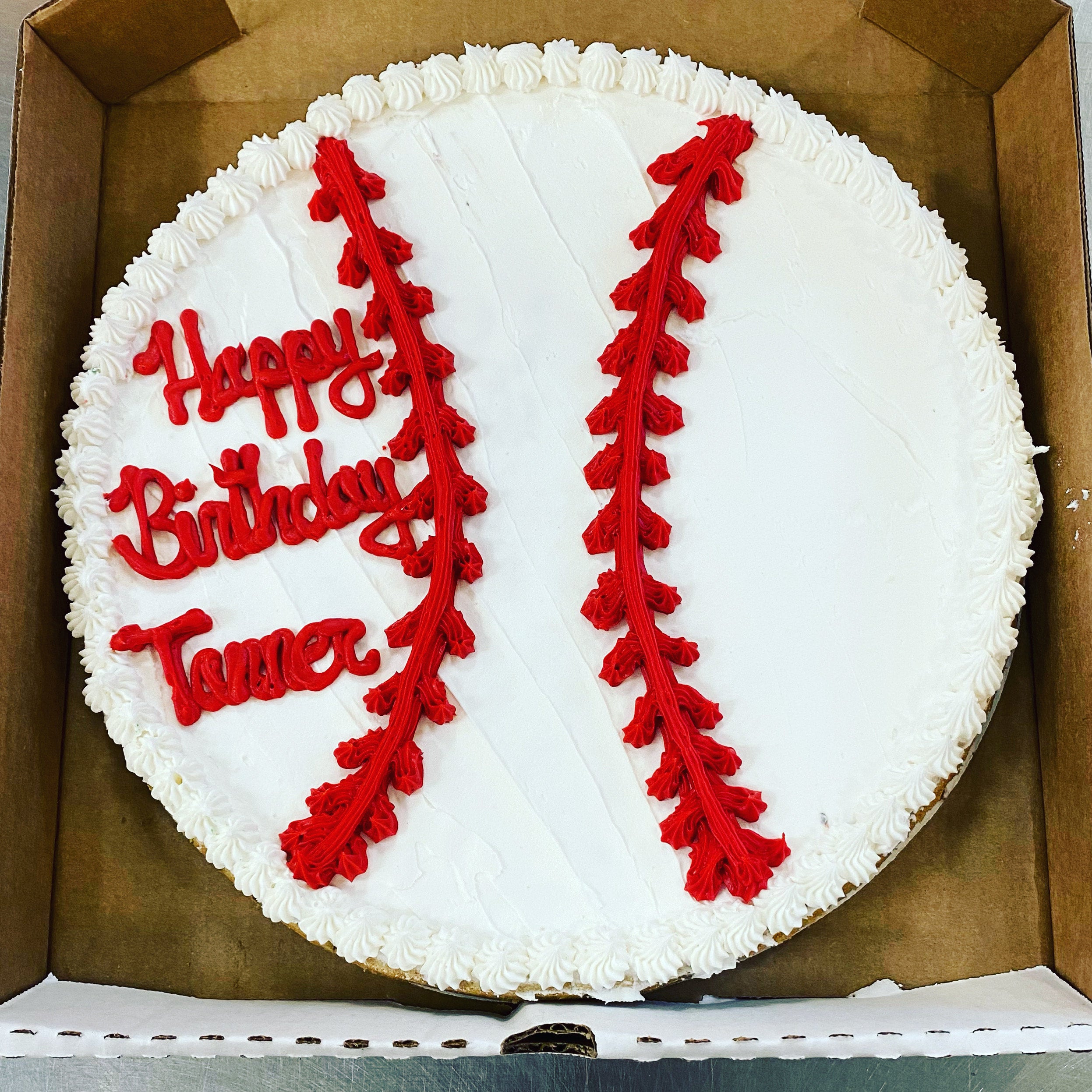 Baseball themed birthday cake | Jenny Wenny | Flickr